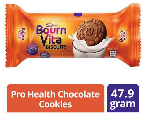 

Cadbury Bournvita Biscuit Chocolate Pro Health Vitamins 47 9 g