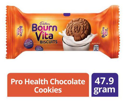 

Cadbury Bournvita Biscuit Chocolate Pro Health Vitamins 47 9 g