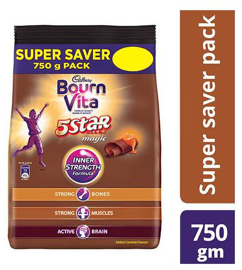 

Cadbury Bournvita - 5 Star Magic Chocolate Health Drink 750 g