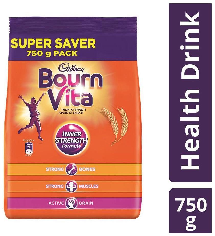 

Cadbury Bournvita Health Drink 750 g (Pack of 2)