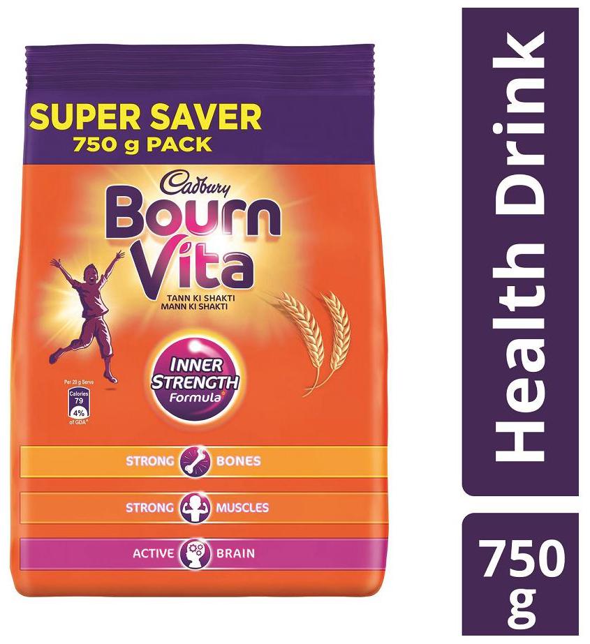 

Cadbury Bournvita Health Drink 750 g (Pack of 2)
