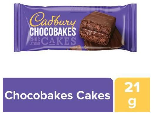 

Cadbury Cadbury Chocobakes Choc Layered Cakes Pack 21g