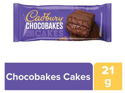 

Cadbury Cadbury Chocobakes Choc Layered Cakes Pack 21g