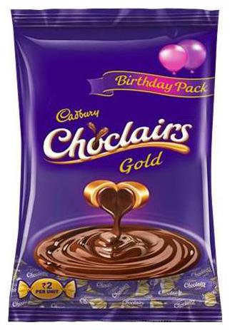 

Cadbury Choclairs Gold Birthday Pack 342 g