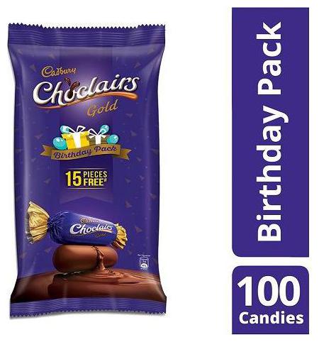 

Cadbury Choclairs Gold Birthday Pack 550 g