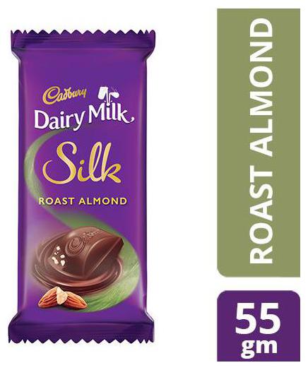 

Cadbury Dairy Milk Silk Roast Almond Chocolate Bar 55 g