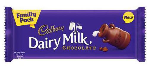 

Cadbury Dairy Milk Family Pack - Chocolate Bar 130 g
