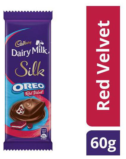 

Cadbury Dairy Milk Silk Oreo Red Velvet 60 g