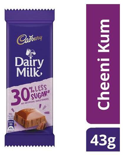 

Cadbury Dairy Milk 30 Less Sugar 43 g