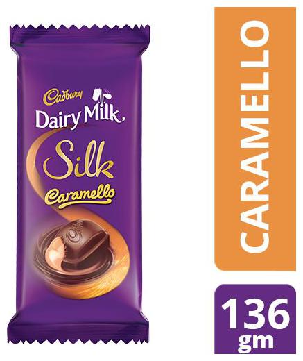 

Cadbury Dairy Milk Silk Caramello - Chocolate Bar 136 g