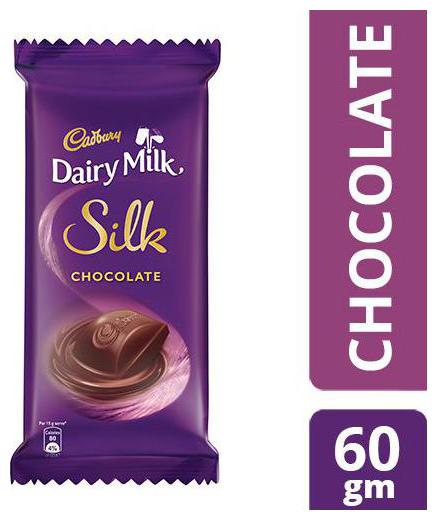 

Cadbury Dairy Milk Silk Chocolate Bar 60 g