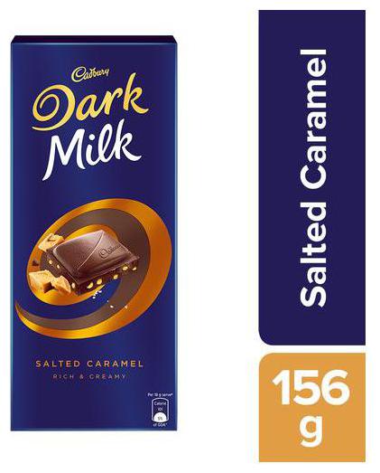 

Cadbury Dark Milk - Salted Caramel Chocolate Bar 156 g