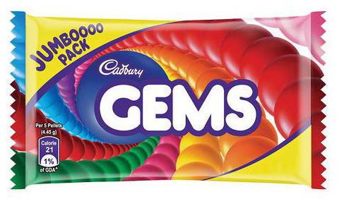 

Cadbury Gems Chocolate - Jumbo Pack 44 5 g