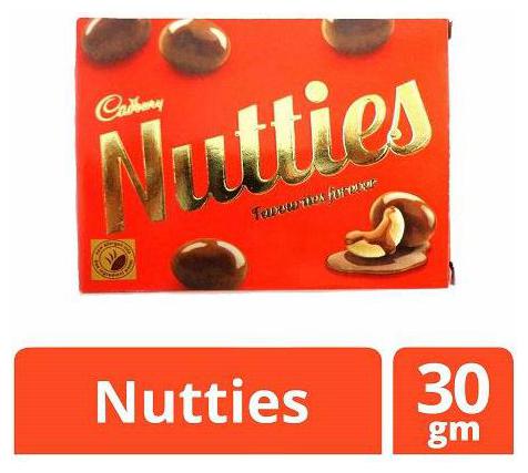 

Cadbury Nutties Chocolate Pack 30 Gm