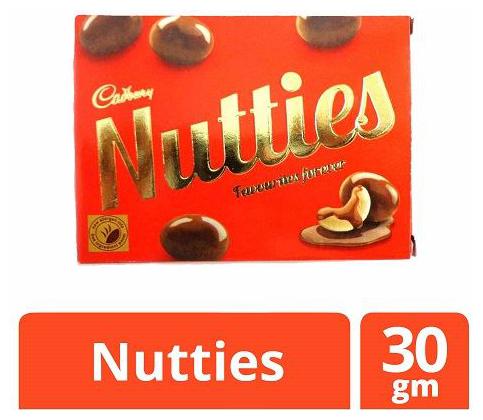 

Cadbury Nutties Chocolate Pack 30 g