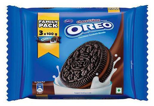 

Cadbury Oreo - Choco Creme Biscuit Family Pack 300 g