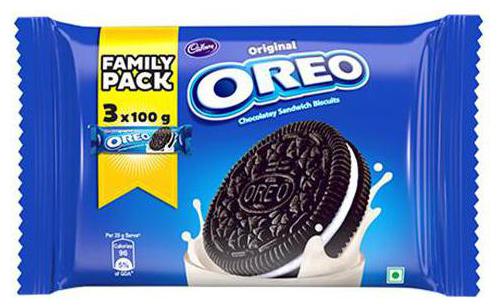 

Cadbury Oreo Creme Biscuit Vanilla Family Pack 300 g