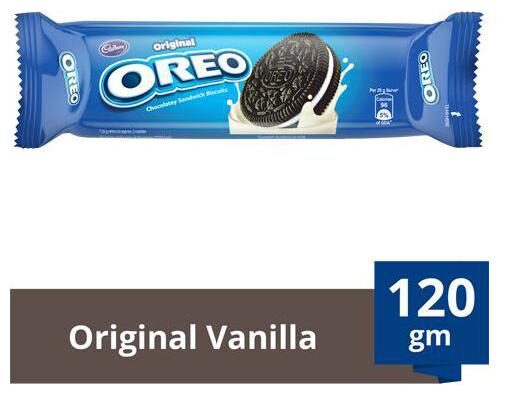 

Cadbury Oreo Creme Biscuit - Vanilla Original 120 g