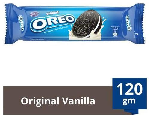 

Cadbury Oreo Creme Biscuit - Vanilla Original 120 g