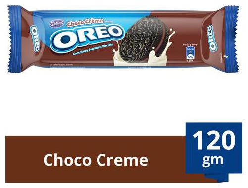 

Cadbury Oreo Creme Biscuit Chocolate 120 g