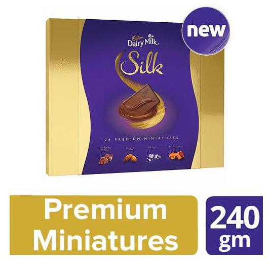 

Cadbury Silk Dairy Milk - Silk Miniatures Collection 240 gm