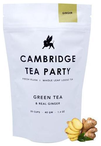 

Cambridge Tea Party Green Tea - Crushed Ginger Whole Leaf Loose Tea 50 g