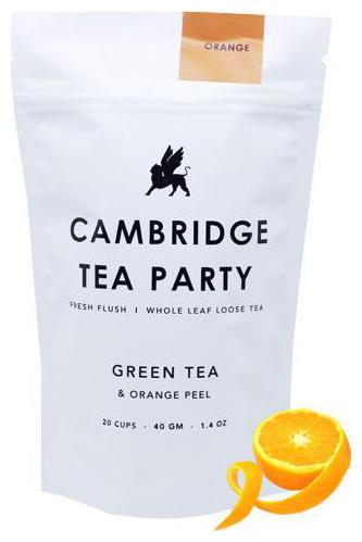 

Cambridge Tea Party Green Tea - Orange Peel Whole Leaf Loose Tea 50 g