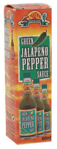 

Cantina Mexicana Pepper Sauce - Green Jalapeno 60 ml