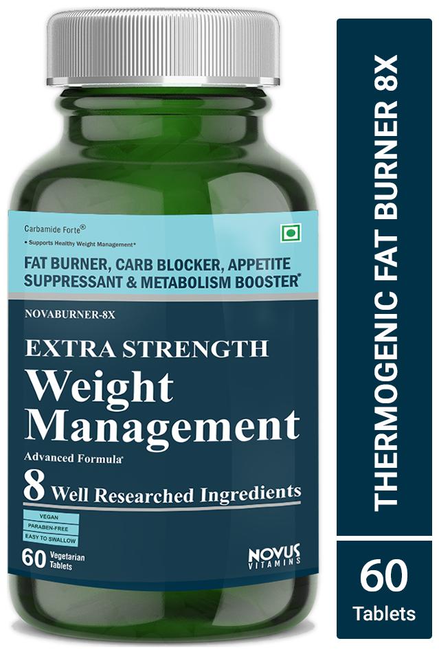 

Carbamide Forte Fat Burner Weight Loss Supplement with Garcinia Cambogia and 7 Other Ingredients- 60 Veg Tablets