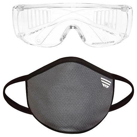 

CAREHUB Cotton Face Mask And Surgical Goggles Combo ( Pack of 2 )