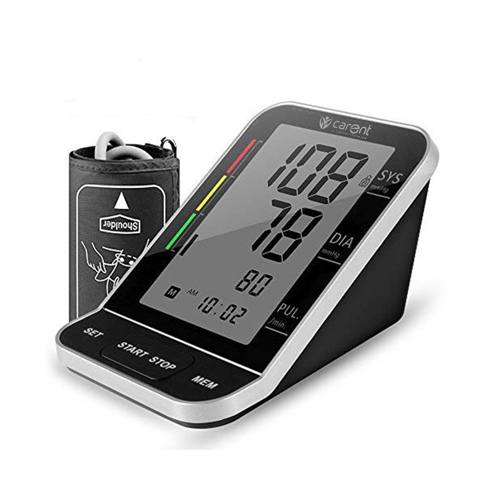 

Carent Fully Automatic Upper Arm Digital BP Monitor Intelligent Type with USB Port for 2 Users memory save (B51) - Black