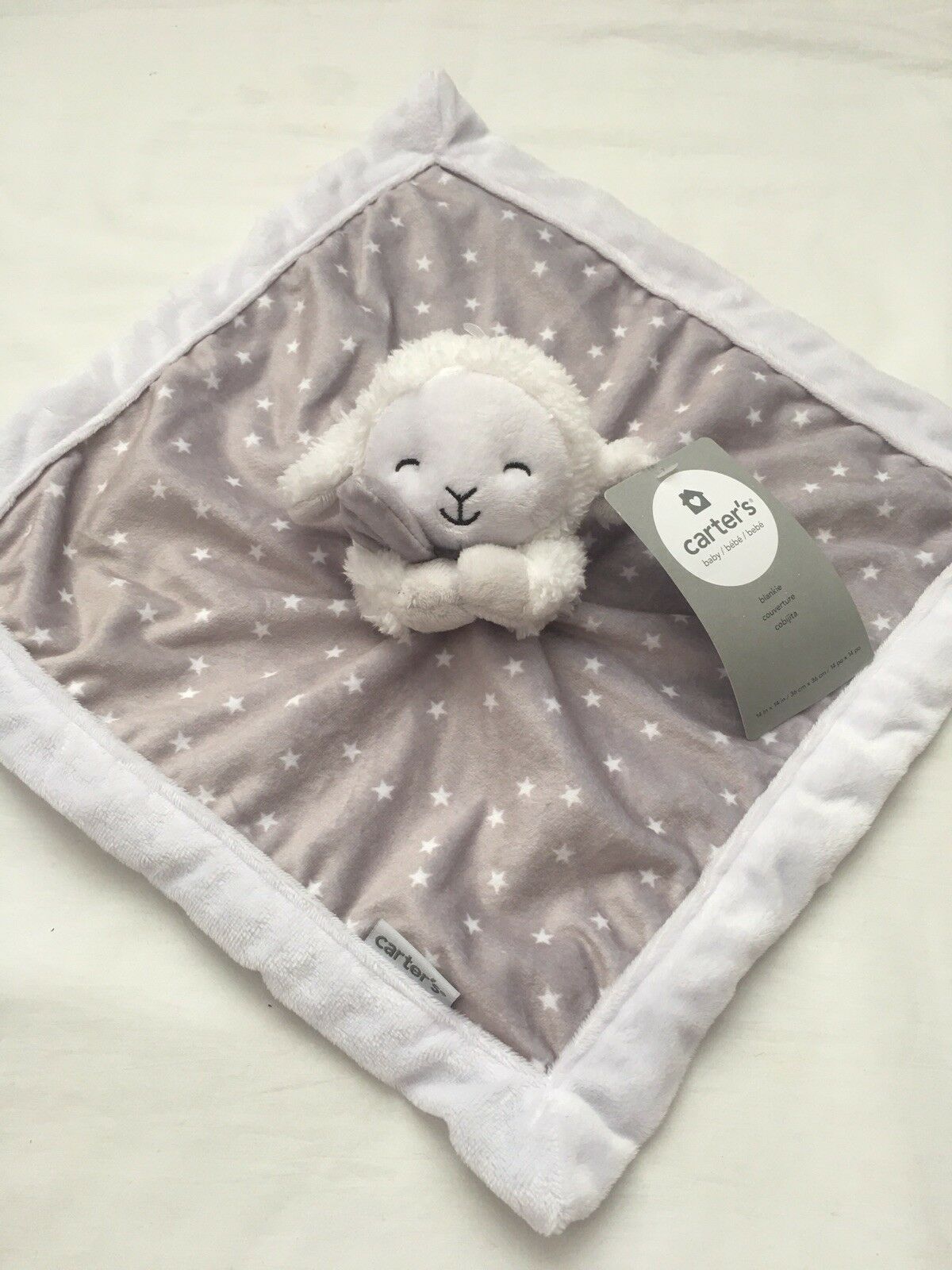 Sheep Baby Security Blanket B15 MP Girls Shower Gift Carter's Lamb Boys