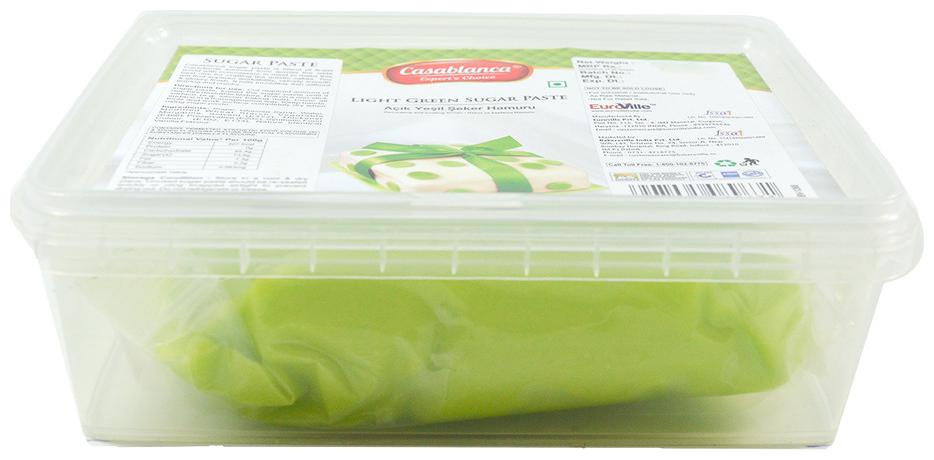 

Casablanca Sugar Paste Light Green 400g