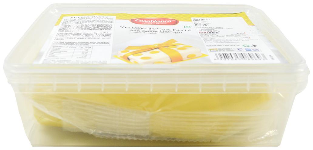 

Casablanca Sugar Paste Yellow 400g