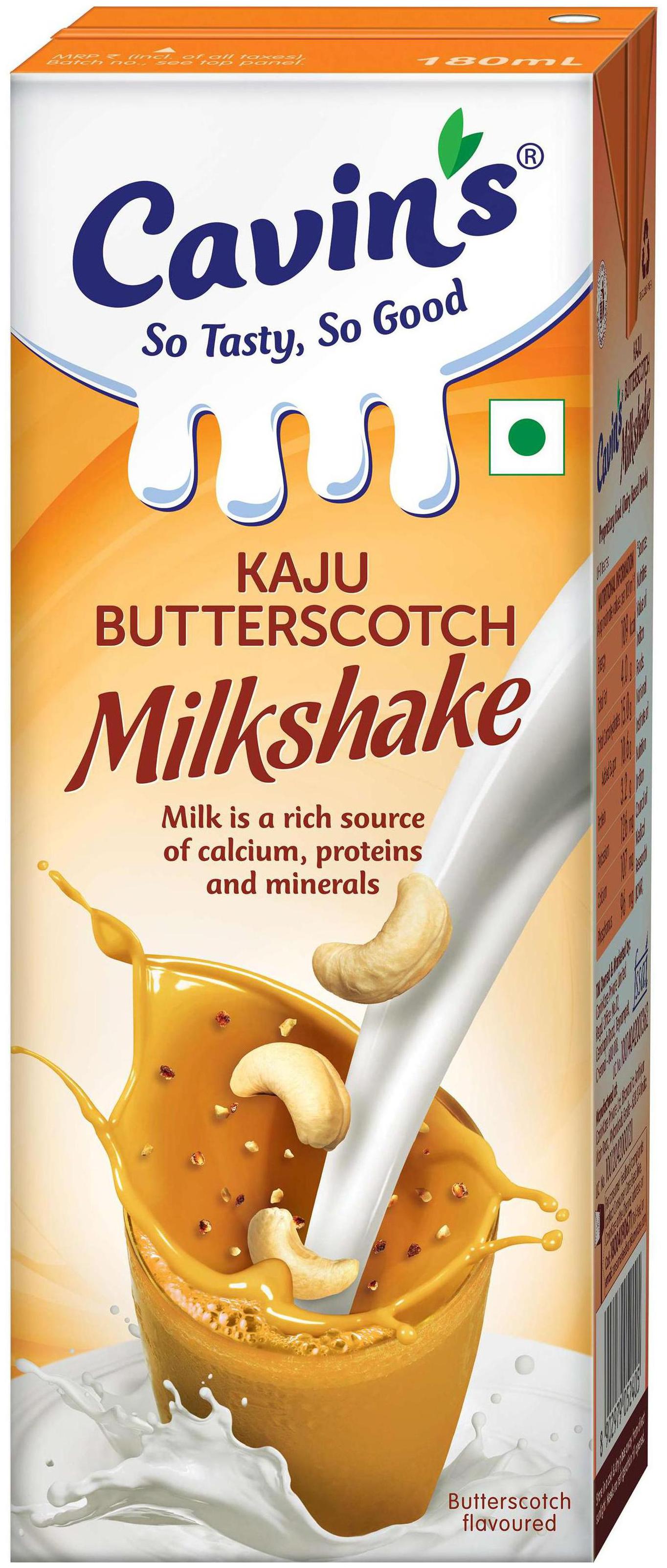 

Cavin s Milkshake - Kaju Butterscotch 180ml