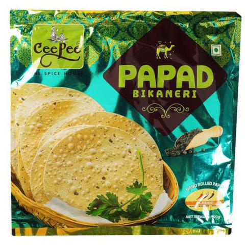 

Cee Pee Classic Papad - Bikaneri 400 g
