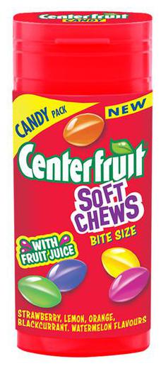 

Center Fruit Soft Chews Candy - Assorted Flavours 33 g