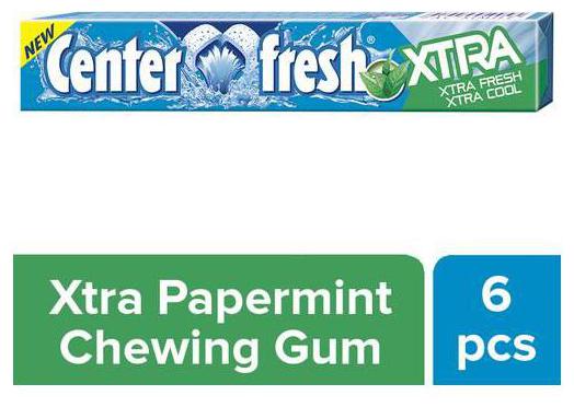 

Centerfresh Xtra Peppermint Flavour - Chewing Gum Stick 20g