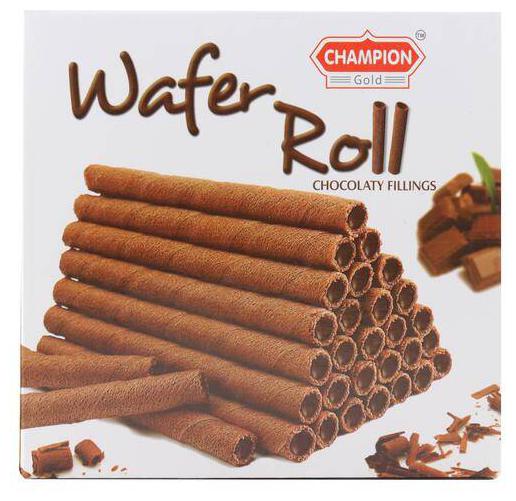 

Champion Gold Wafer Roll - Chocolaty Fillings 200 g
