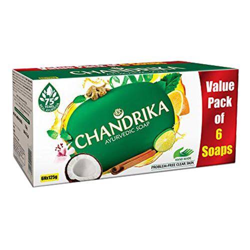 

Chandrika Ayurvedic Soap 125 g (Pack of 6)