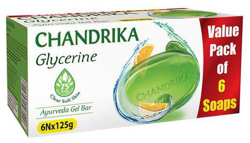 

Chandrika Glycerine Soap 750 g