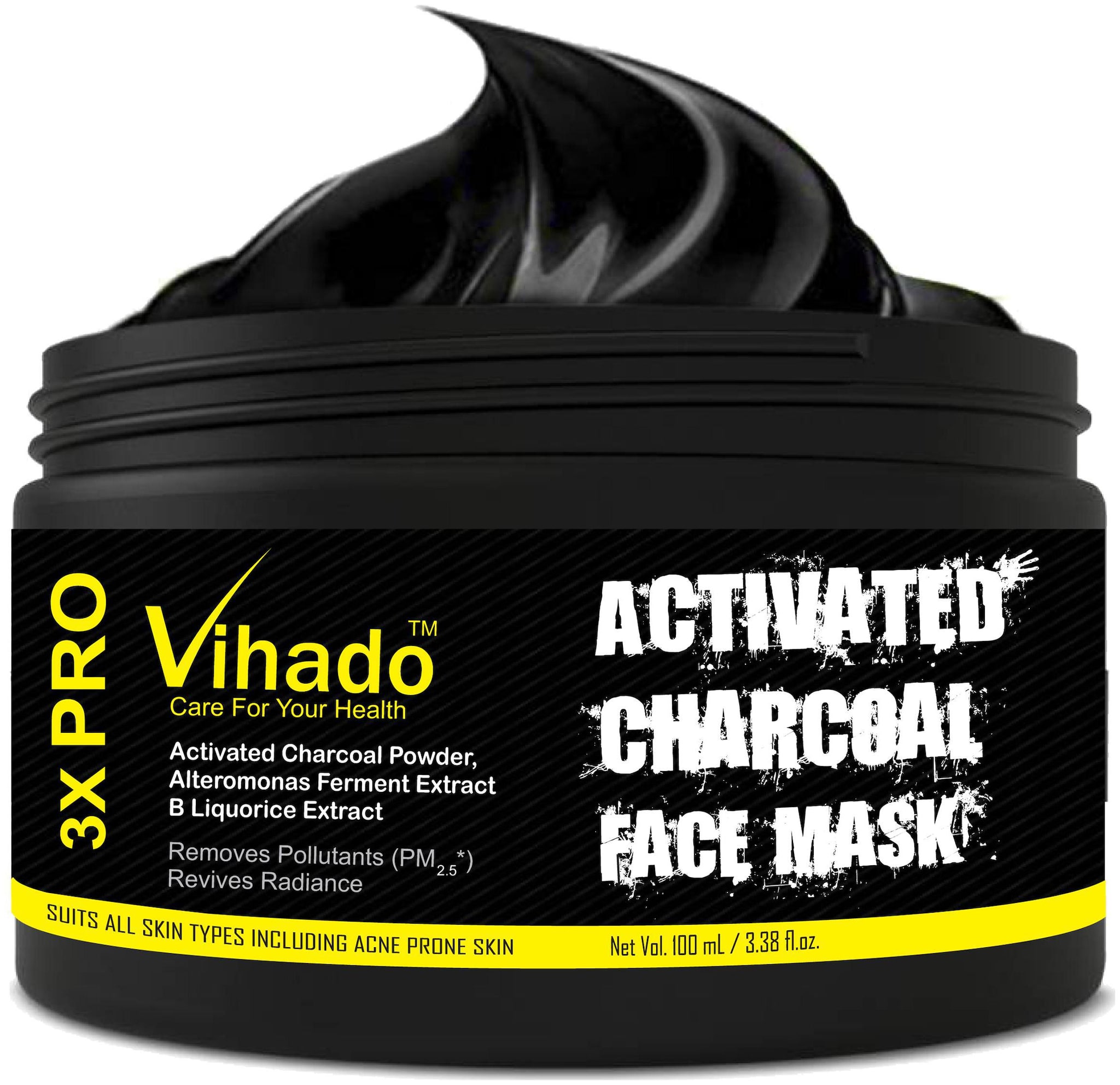 

Charcoal Bamboo (charcoal) face mask 100 ml