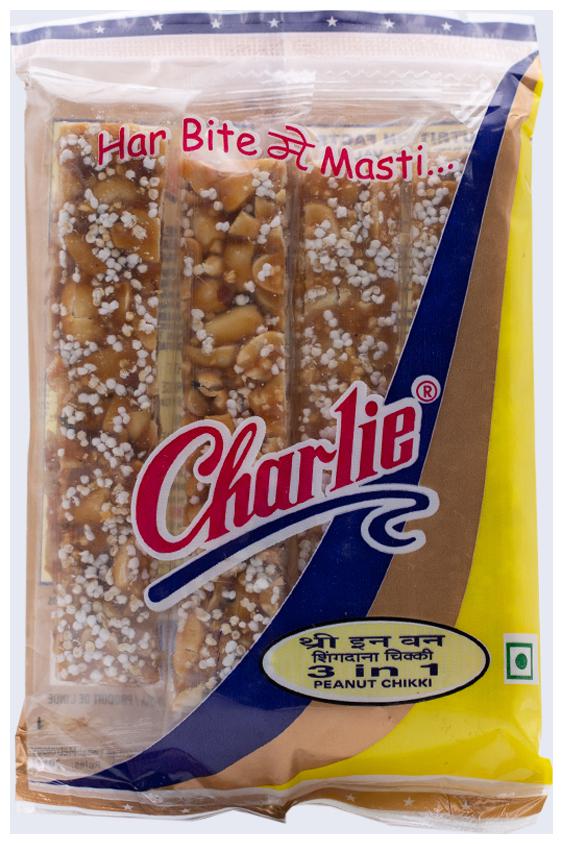 

Charlie Peanut Chikki - 3 in 1 75 g