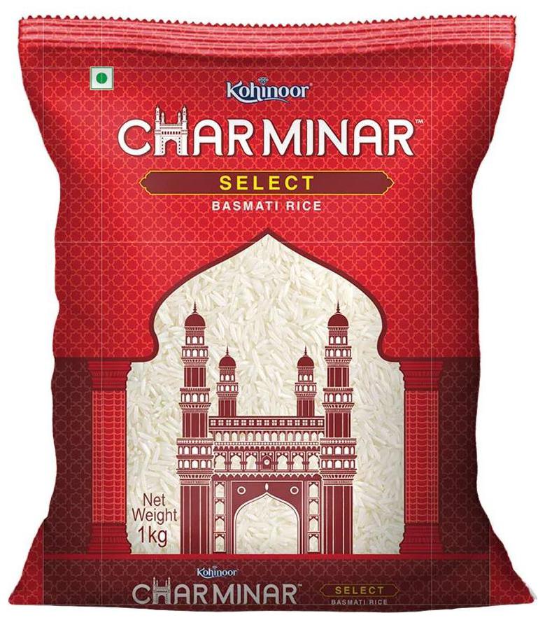 

Charminar Basmati Rice - Select Charminar 1 kg