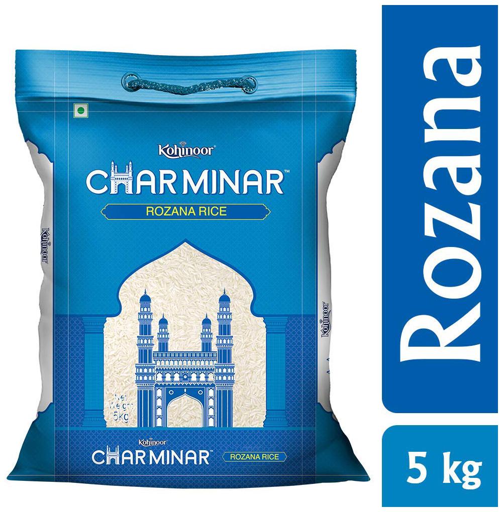 

Charminar Basmati Rice Rozana Charminar 5 kg