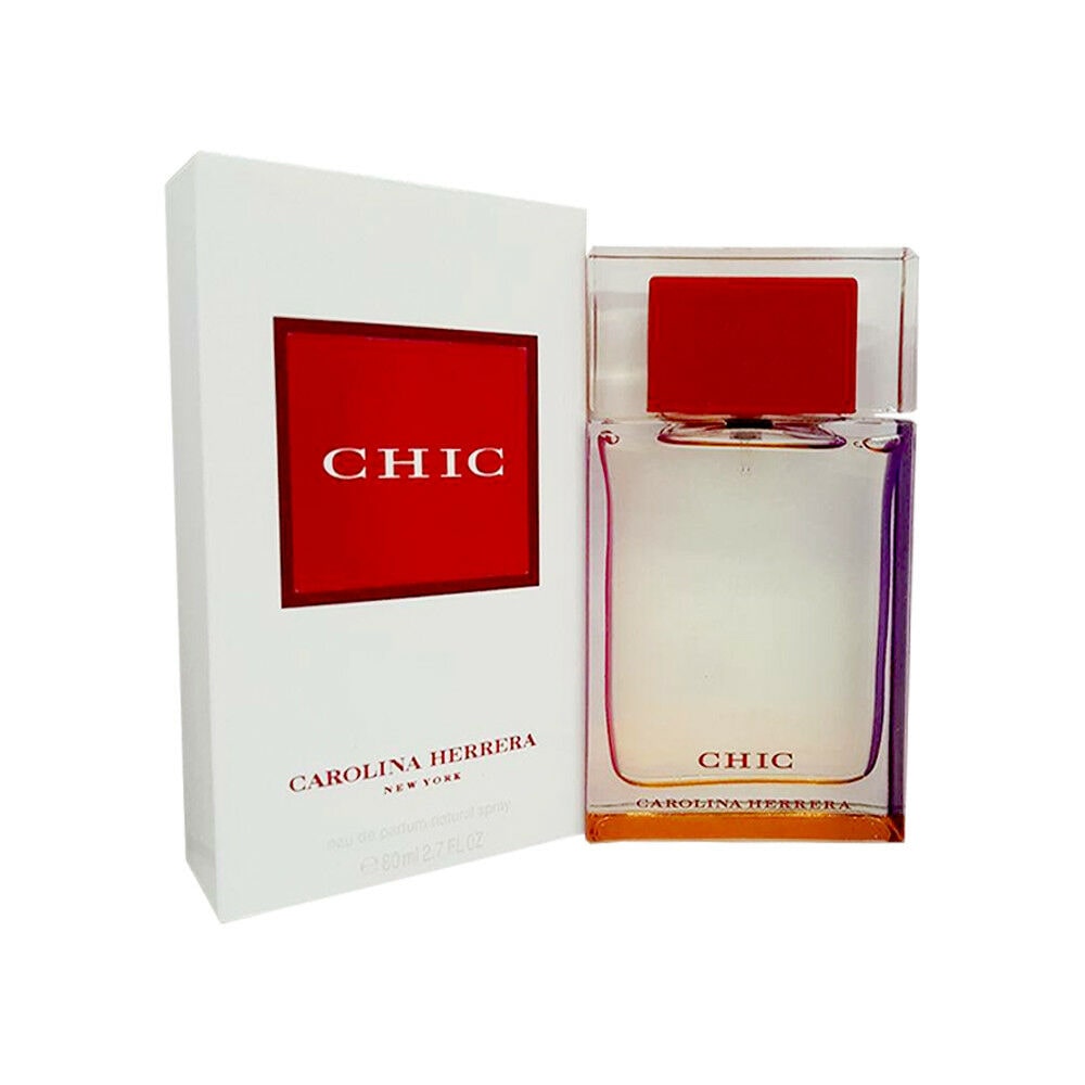 

CHIC FOR WOEN by Carolina Herrera 2 7 oz 80ml Eau de Parfum Sealed
