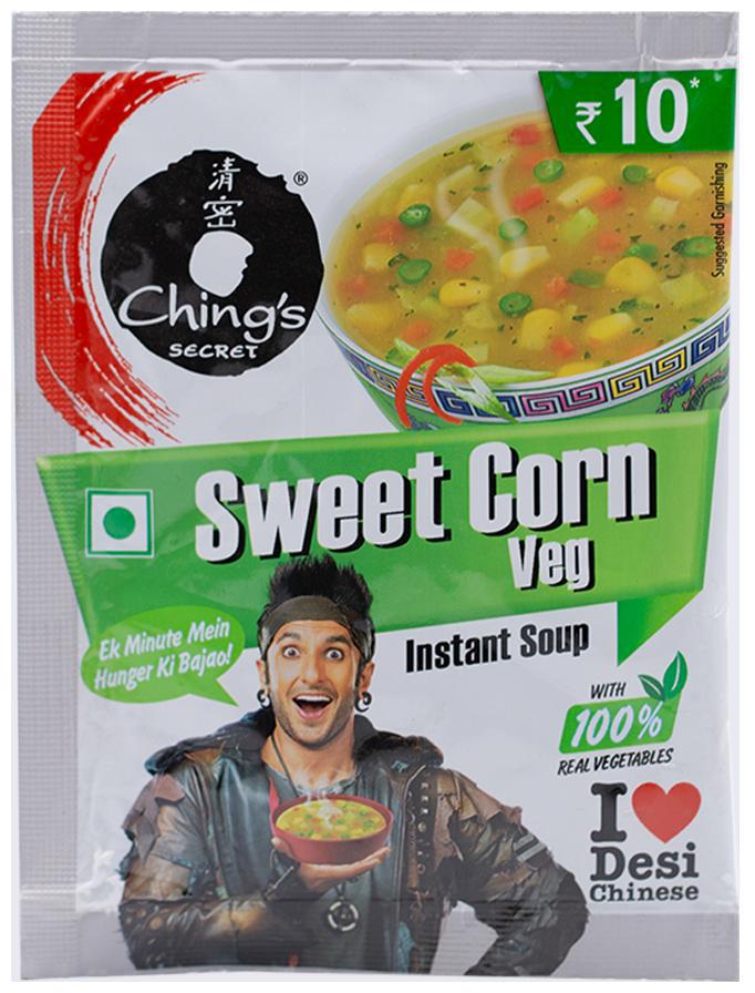 

Ching S Secret Instant Soup - Sweet Corn Veg 15 g