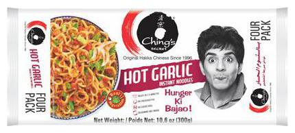 

Chings Instant Noodles - Hot Garlic 240 g