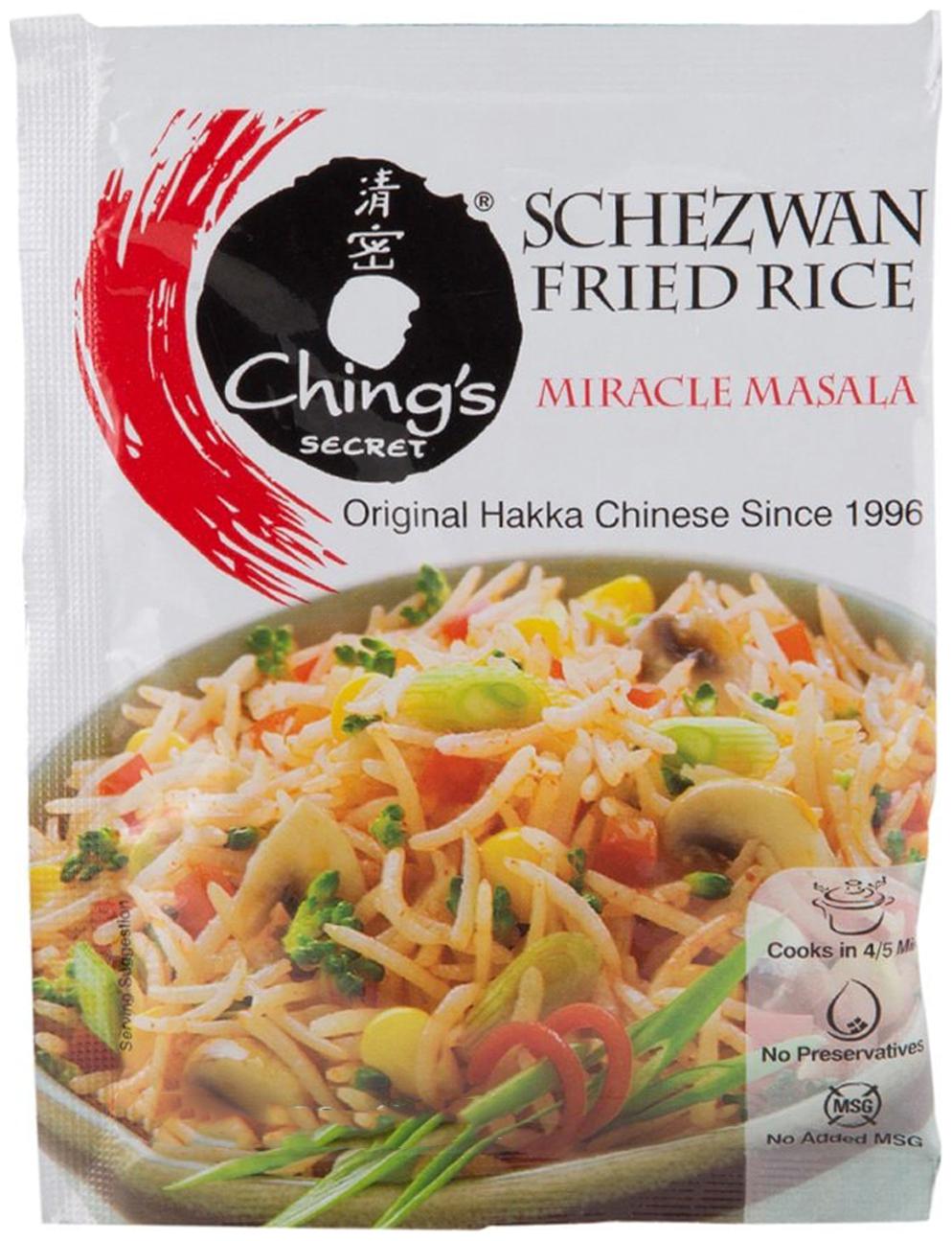 

Chings Secret Miracle Masala Schezwan Fried Rice 20 g
