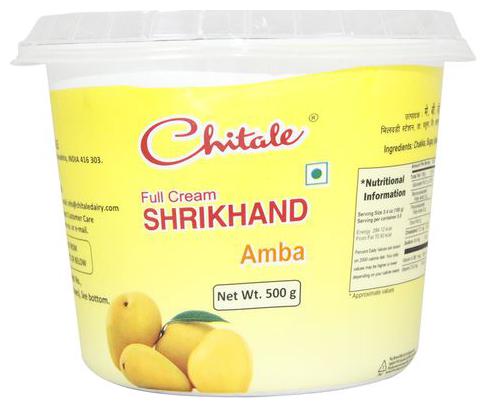 

Chitale Dairy Full Cream Shrikhand - Amba 500 g